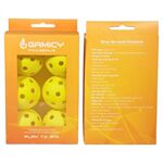 Bóng Pickleball Gamicy PG26L Indoor (Hộp 6 Quả)